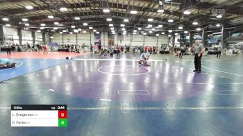 126 lbs Consi Of 16 #1 - Lincoln Gregersen, CO vs Prestyn Parks, OH