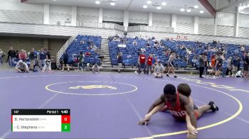 147 lbs Cons. Round 5 - Chase Stephens, Maurer Coughlin Wrestling Club vs Bronson Hertenstein, St. Marys Memorial