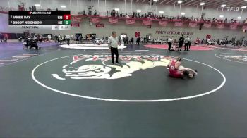 133 lbs Semifinal - Brody Neighbor, Coe vs James Day, Wabash