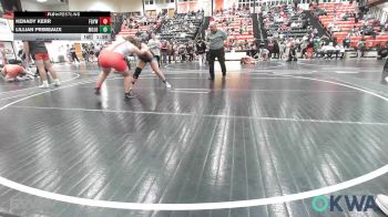 165 lbs Rr Rnd 2 - Kenady Kerr, Fort Gibson Youth Wrestling vs Lillian Primeaux, Mojo Grappling Academy