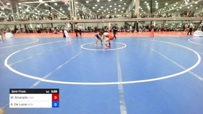 107 lbs Semifinal - Maya Alvarado, Lake Highland Prep vs Alessia De Lucia, Rednose Wrestling School