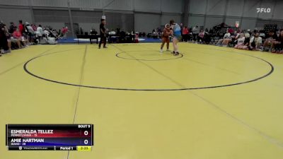 190 lbs Round 3 (8 Team) - Esmeralda Tellez, Pennsylvania vs Amie Hartman, Idaho