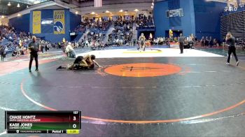 157 lbs Quarterfinal - Kage Jones, Camden Catholic vs Chase Hontz, Faith Christian Academy