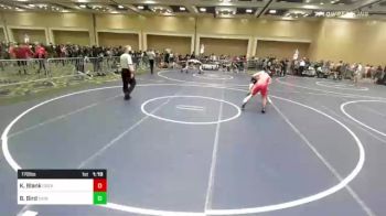 170 lbs Round Of 64 - Koen Blank, Great Oak HS vs Bear Bird, Saint Louis School