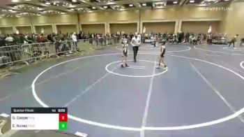 61 lbs Quarterfinal - Gus Cooper, San Marcos SB vs Eric Nunez, Pounders WC