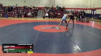 170 lbs Championship Bracket - Aiden Knight, Mcadory vs Justin Yunke, Helena