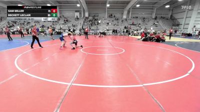 126 lbs Consi Of 16 #1 - Sam Miller, PA vs Beckett Leclair, MA