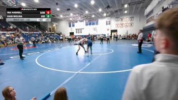 145 lbs 3rd Place Match - Kain Molina, Gering Middle School vs Ira Haskell, Glenrock Intermediate Middle School