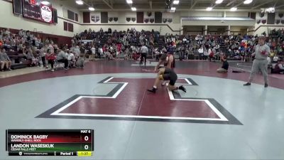 141-148 lbs 1st Place Match - Dominick Bagby, Waverly-Shell Rock vs Landon Waseskuk, Cedar Falls Peet