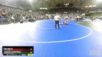 Girls 3A/4A 190 Semifinal - Abigaele Chishungu, Shorewood (Girls) vs Tru Willis, Silas (Girls)