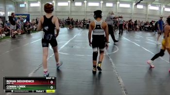 88 lbs Round 5 (6 Team) - Roman Dedomenico, NOS vs Corbin Lorek, Killer Elite
