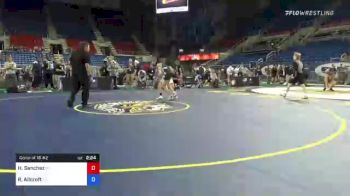 100 lbs Consi Of 16 #2 - Hunter Sanchez, Utah vs Robert Allcroft, Florida