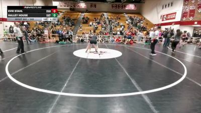 145 lbs Semifinal - Evie Stahl, Evanston vs Halley House, Cheyenne East