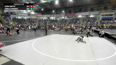 72 lbs Quarterfinal - Alina Abeyta, Antonito vs Ariella Romero, Duran Elite