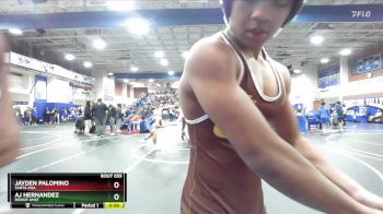 132 lbs Cons. Round 2 - AJ Hernandez, Bishop Amat vs Jayden Palomino, Santa Ana