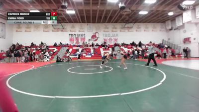110 lbs Cons. Round 6 - Caprice Munoz, Meridian vs Emma Ford, Tri-Valley