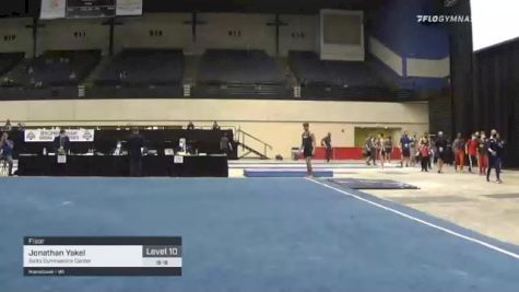 Jonathan Yakel - Floor, Salto Gymnastics Center - 2021 USA Gymnastics Development Program National Championships