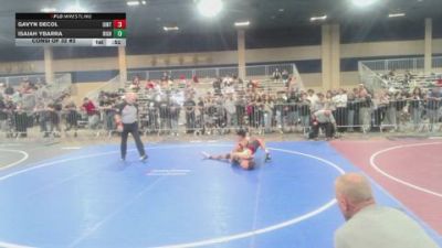 120 lbs Consi Of 32 #2 - Gavyn DeCol, Uintah Wrestling vs Isaiah Ybarra, Righetti Wrestling