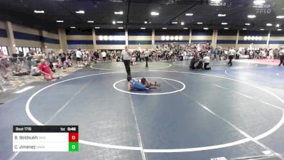 106 lbs Consi Of 4 - Bum-Erdene Boldsukh, Takedown Express vs Chase Jimenez, Grant County Elite