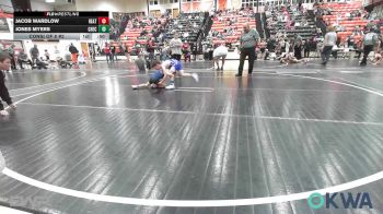 58 lbs Consi Of 8 #2 - Jacob Wardlow, Heat vs Jones Myers, Checotah Matcats