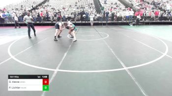 154-H lbs Round Of 32 - David Vacca, Wrecking Crew Wrestling Academy vs Paul Lichter, Mac Arthur