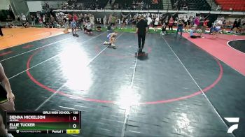 130 lbs Quarterfinal - Sienna Mickelson, Alaska vs Ellie Tucker, Idaho