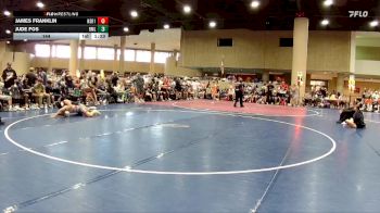144 lbs 2nd Wrestleback (32 Team) - Jude Fos, Brother Melchior vs James Franklin, North Shelby Regulators Red