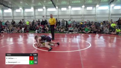 110 lbs Round 1 - Ryder Wilber, EP Rattlers vs Johnathan Davenport, Ohio Gold 24K