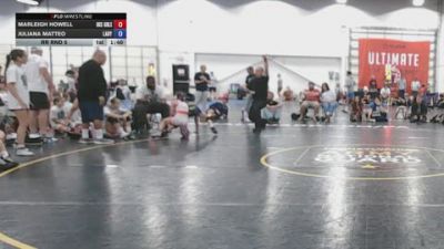 80 lbs Rr Rnd 5 - Marleigh Howell, Okie Girls - GK12E vs Juliana Matteo, Lady Warriors Wrestling Club - GK12E