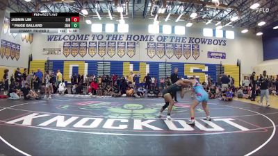 110 lbs Champ. Round 2 - Jasmin Lim, St John Neumann vs Paige Ballard, Outkast