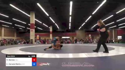 53 kg Rr Rnd 1 - Katie Gomez, California vs Estrella Dorado Marin, Army (WCAP)