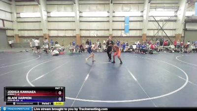 126 lbs Placement (16 Team) - Joshua Kawaiaea, Hawaii 2 vs Glade Harmon, Utah Black