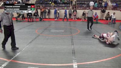 65_B lbs Consi Of 16 #2 - Colton Jackson, Bradford vs Lincoln Lehner, Cambria Heights