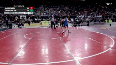 126 lbs Champ. Round 1 - Griffin Miller, Caldera vs Zak Carlson, Rigby