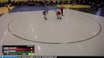 106 lbs Quarterfinal - Cavin Carlson, Willmar vs Blake Beissel, Hastings