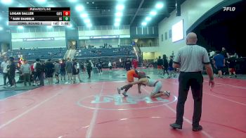 165 lbs Cons. Round 5 - Sam Daniels, Georgetown (KY) vs Logan Saller, Cumberland (Tenn.)