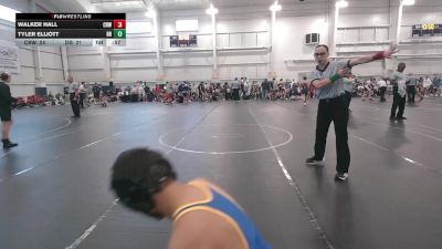 105 lbs Round 3 (8 Team) - Walker Hall, CrossRoads Wrestling vs Tyler Elliott, Dayton Bandits