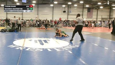 130 lbs Round 1 - 9:00am Friday - Tyrone Evans, Gotcha vs Maximus Grafenstine, Nauman Green