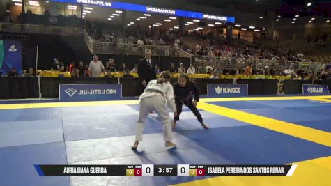 Isabela Pereira Dos Santos Renar vs Ahria Liana Guerra 2025 Pan Kids Jiu-Jitsu IBJJF Championship