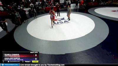 164 lbs Quarterfinal - Suhela Sawaya, Animal House Wrestling vs Kaiulani Garcia, Gilroy High School Wrestling