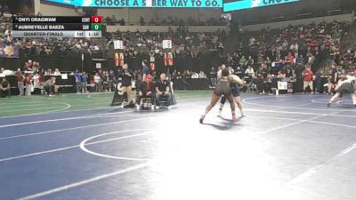 190 lbs Quarterfinal - Onyi Oragwam, Centennial (CS) vs Aubreyelle Baeza, San Dimas (SS)
