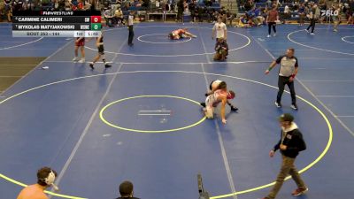 144 lbs Quarterfinal - Mykolas Matyjakowski, West Seneca West/East vs Carmine Calimeri, Southwestern