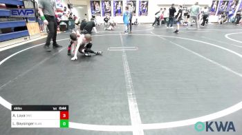 46 lbs Final - Alec Loya, Dumas Wrestling Club vs Luke Baysinger, Blanchard Youth Wrestling