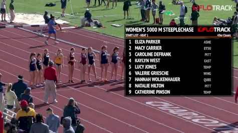 Women's 3k Steeplechase, Heat 1
