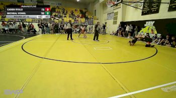 112 lbs Round Of 16 - Caden Ryals, Fort Gibson vs Micheal Vowel, Tahlequah Wrestling Club