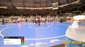 125 lbs Quarterfinal - Israel Borge, BullTrained vs Angel Cejudo Jr., Valiant Prep