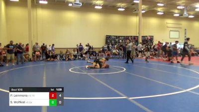 106 lbs Rr Rnd 3 - Pierce Lemmons, HS TNWC White vs Sawyer Wolfkiel, HS Bad Karma