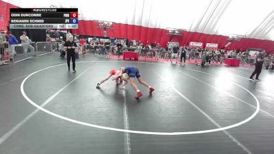 113 lbs Cons. Sub-quarters - Odin Duncombe, Pinnacle vs Benjamin Schmid, Jack Pine Savage