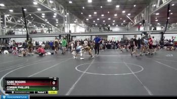 98 lbs Round 9 (10 Team) - Gabe Rogers, Tar River vs Corbin Phillips, Patriots