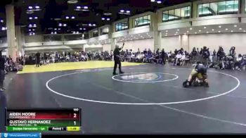 160 lbs Placement (16 Team) - Aiden Moore, FCA Empowered vs Gustavo Hernandez, Alpha Wrestling
